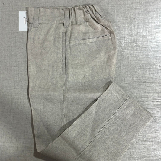 Pantalón lino ixchel beige mod 630