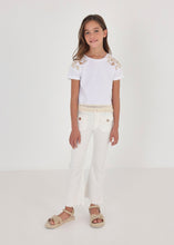 Cargar imagen en el visor de la galería, camiseta m/c flecos 6050 blanco
