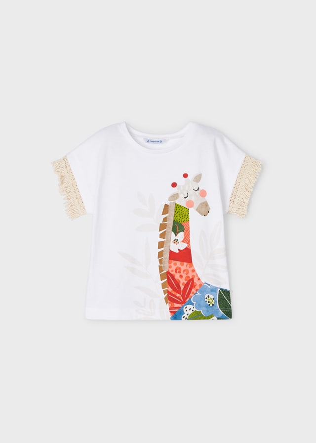 Camiseta 3064 Bco naranja