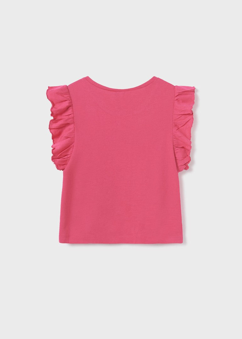 Camisetas tirantes perforada 6060 coral