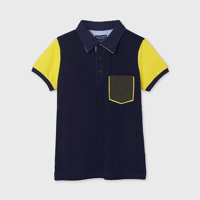 Polo manga corta combinado 6110