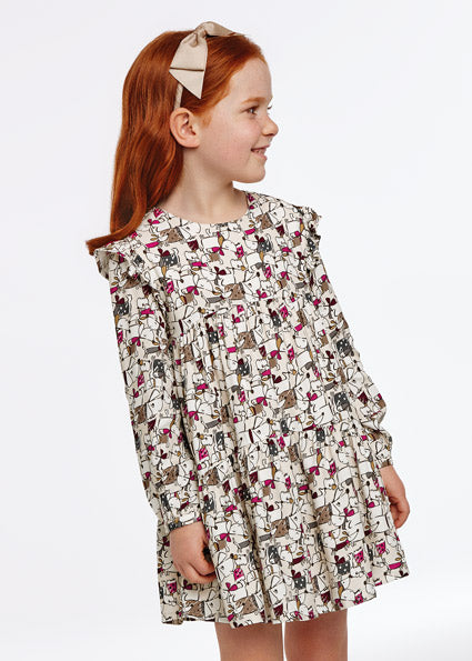 Vestido estampad 4966 garbanzo